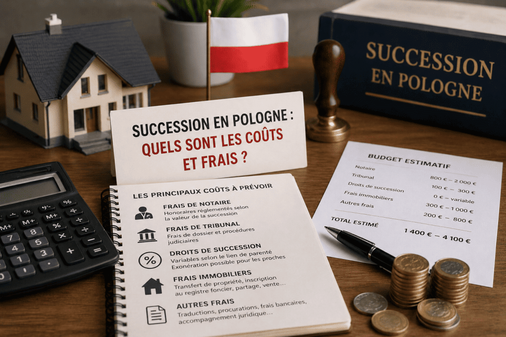 Succession en Pologne : coûts, frais de notaire et budget à prévoir pour un héritage immobilier