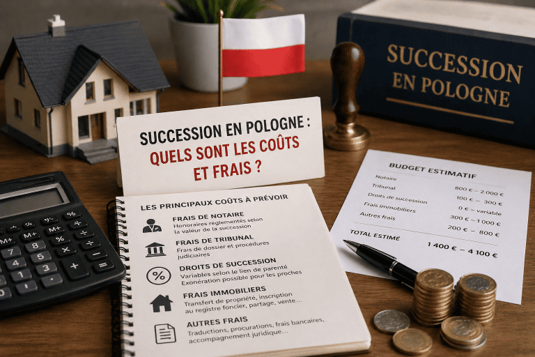 Succession en Pologne : coûts, frais de notaire et budget à prévoir pour un héritage immobilier