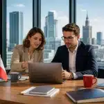 Réunion professionnelle entre entreprises françaises et polonaises à Varsovie